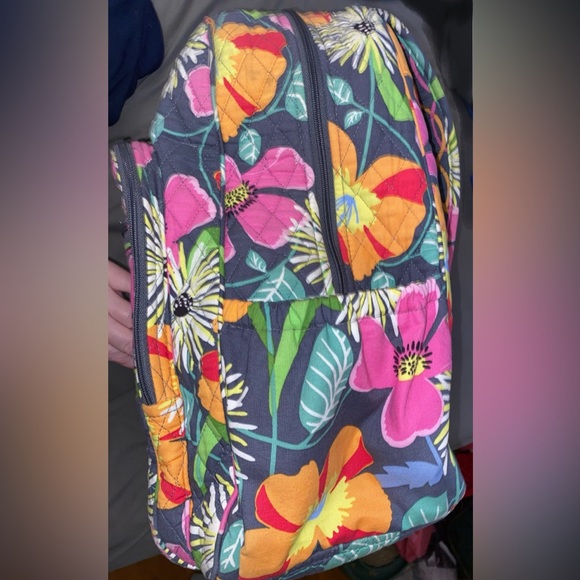 Vera Bradley Campus Backpack Retired Print Jazzy Blooms main image 4